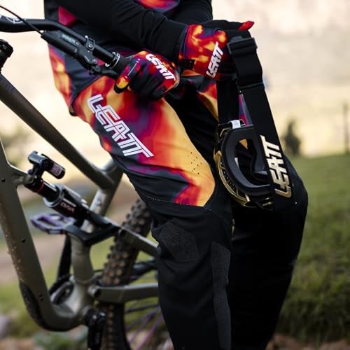 PANTALON LEATT MTB GRAVITY 8.0 HEATMAP RED