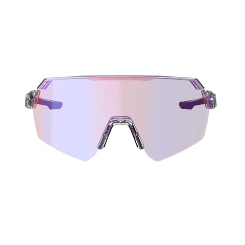 LENTES LEATT RIDEVIZ LITE CLEAR IRIZ CRYSTAL FUCHSIA 22 VLT