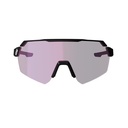 LENTES LEATT RIDEVIZ LITE SATIN BLACK IRIZ CRYZTAL PURPLE 30 VLT