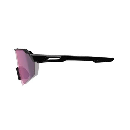 LENTES LEATT RIDEVIZ LITE SATIN BLACK IRIZ CRYZTAL PURPLE 30 VLT