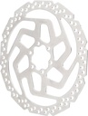 Shimano Tourney SM-RT26-MP Disc Brake Rotor - 180mm  6-Bolt  for Resin Pads Only  Silver