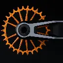 GARBARUK SRAM MTB 8-BOLTS Round (BOOST) - 30T Orange.webp