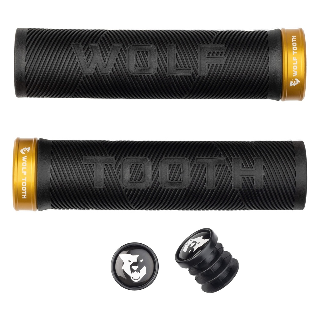PUÑOS WOLFTOOTH ECHO LOCK-ON RUBBER GRIPS
