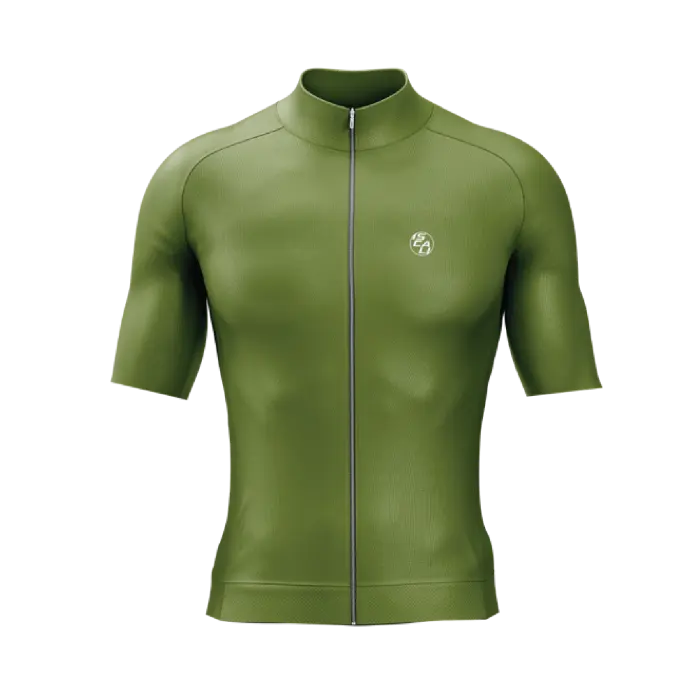 JERSEY ISCALI MANGA CORTA UNISEX OLIVO