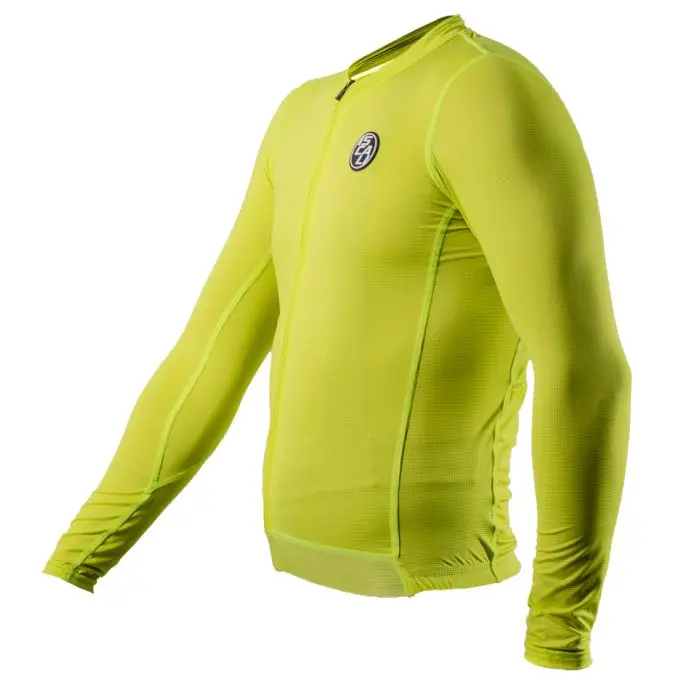 [ISC-JML-UGR-XS] JERSEY ISCALI MANGA LARGA UNISEX AMARILLO GREEN (XS)