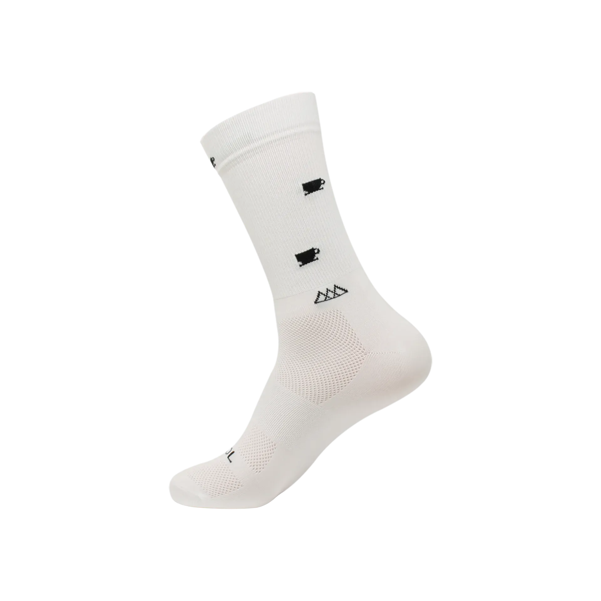 [2COFF-BCONEG-S/M] CALCETA HUIZAPOL BLANCO COFFEE NEGRO (S/M)
