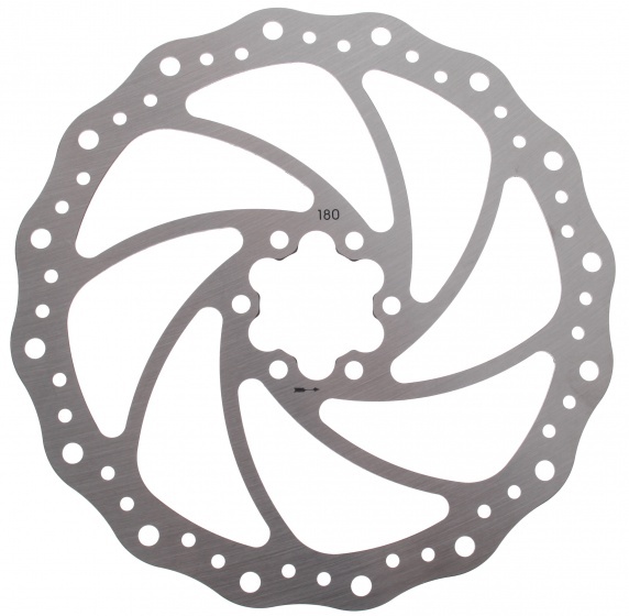 [EV-6821] ROTOR ELVEDES SX18 STAINLESS STEEL 180MM 151G C/6TORNILLOS INCLUIDOS
