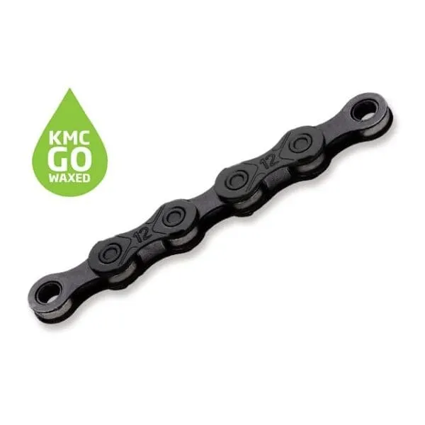 CADENA KMC X12 12V 126E GO WAX BLACK