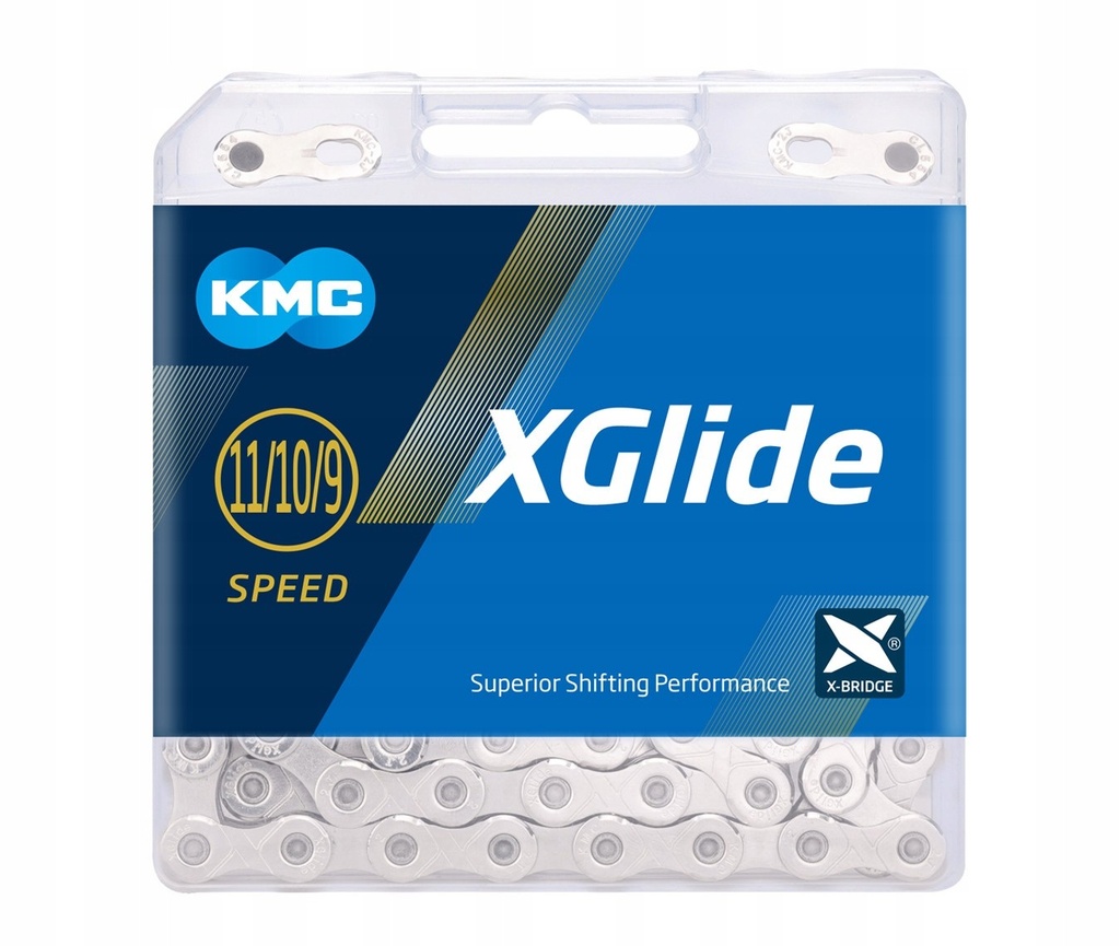 [XGLIDE-EPT] CADENA KMC XGLIDE 9/10/11V 126L EPT ANTI-OXIDO