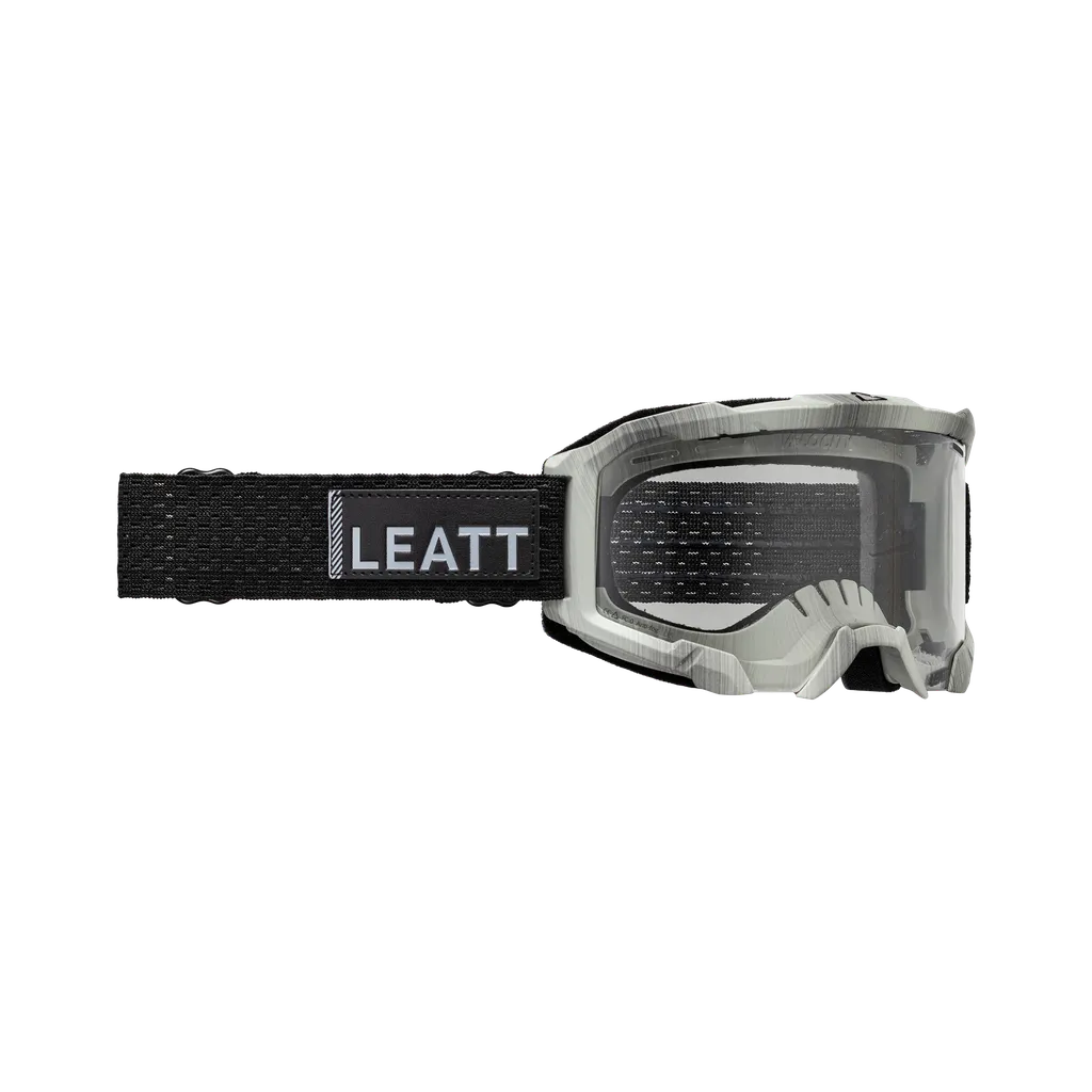[LT-8023020630] GOGGLE LEATT VELOCITY 4.0 MTB TITANIUM CLEAR 83%