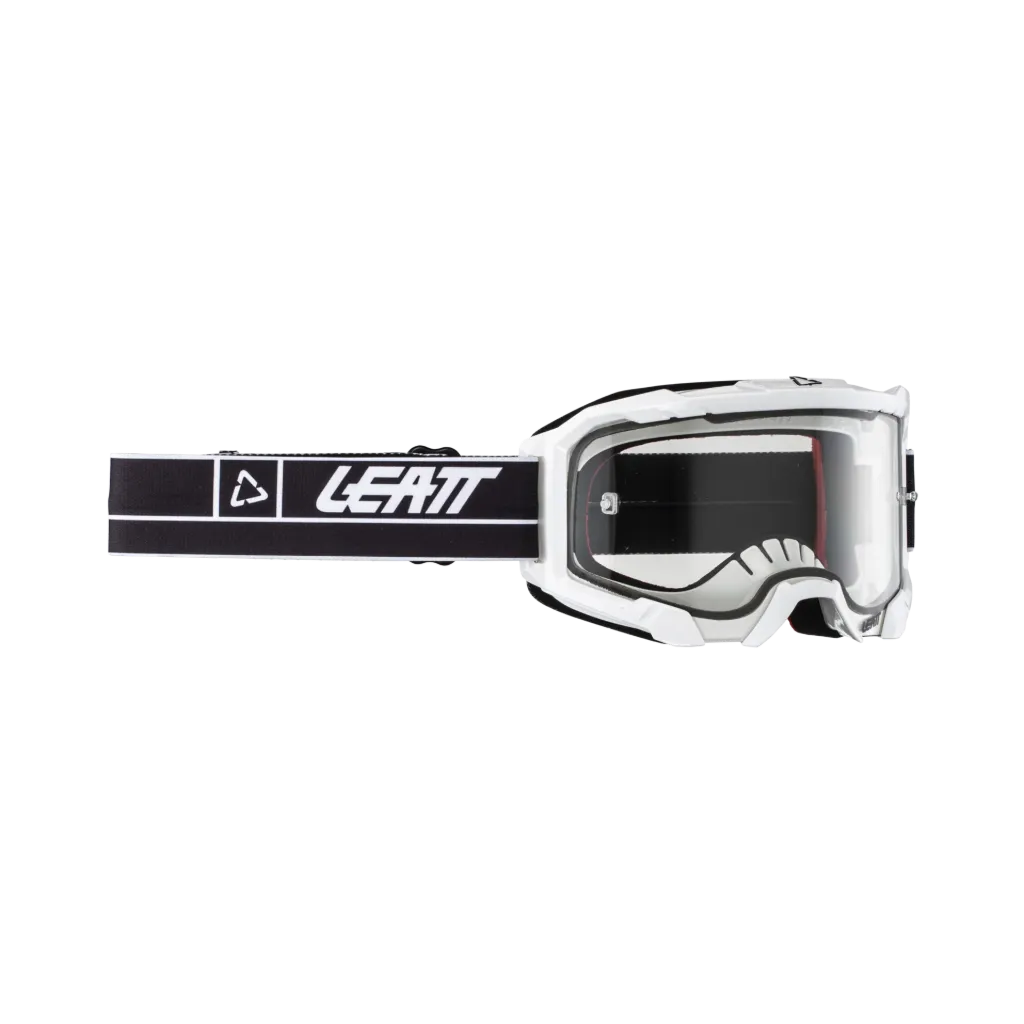 [LT-8024070590] GOGGLE LEATT VELOCITY 4.5 WHITE CLEAR 83%