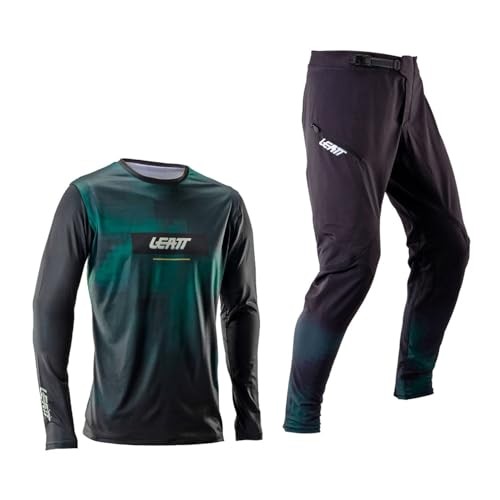 [LT-5026056600] KIT LEATT PANTALON + JERSEY MTB GRAVITY 1.0 SZYMON GODZIEK (XS)