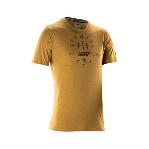 [LT-5026056132] JERSEY LEATT MTB GRAVITY 3.0 MANGA CORTA BRASS BROWN