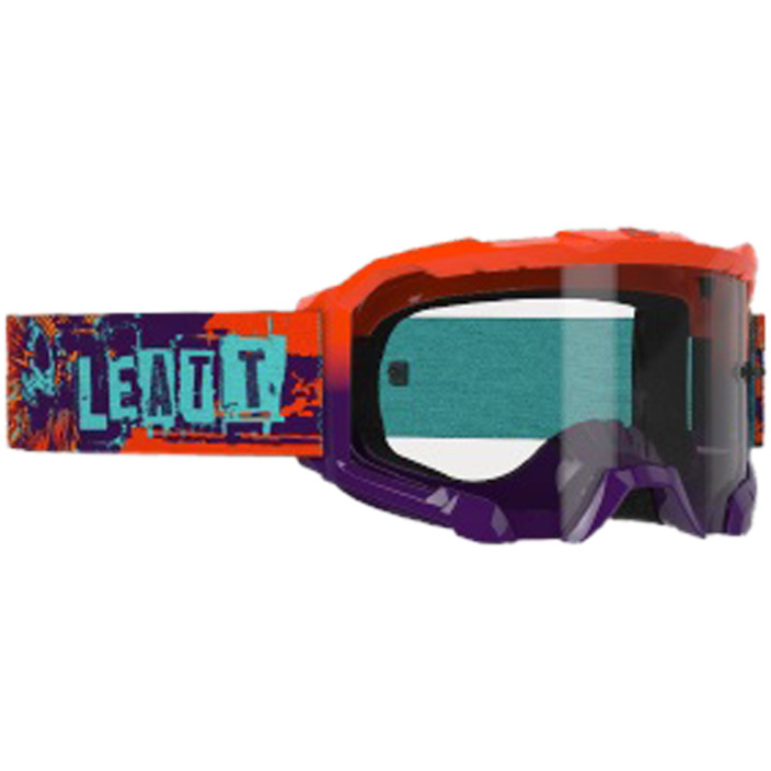 [LT-8024070550] GOGGLE LEATT VELOCITY 4.5 ORANGE CLEAR