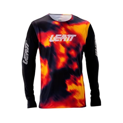 [LT-5026055651] JERSEY LEATT MTB GRAVITY 8.0 HEATMAP RED