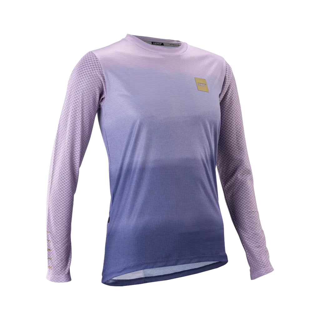 JERSEY LEATT MTB TRAIL 3.0 MANGA LARGA DAMA COSMIC BLUE