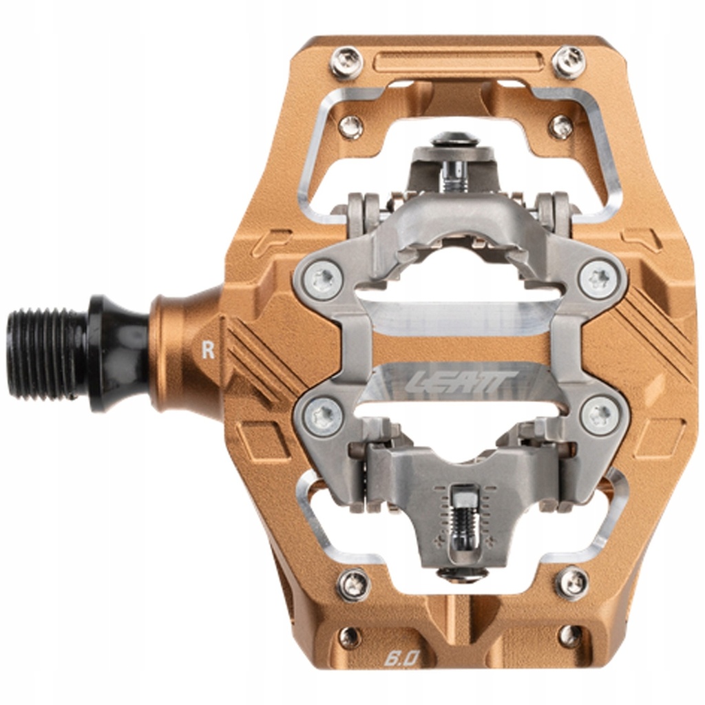 [LT-9025100650] PEDAL LEATT ALLMTN 6.0 CLIP-IN FROST BRONZE