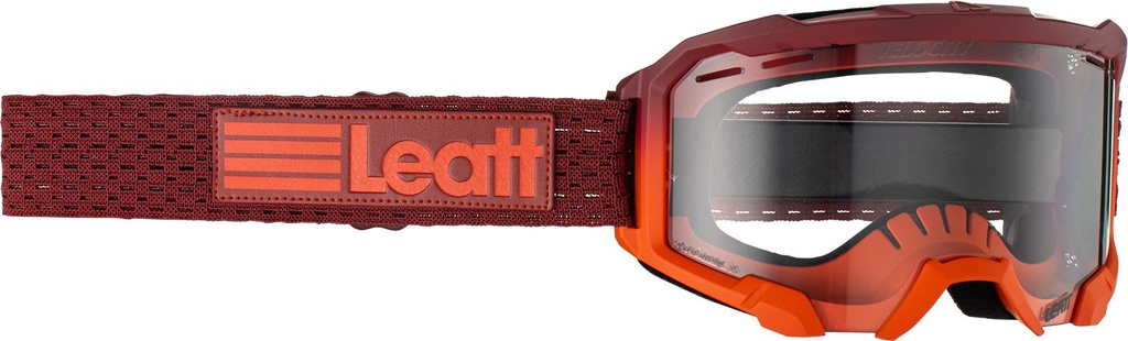 [LT-8023020620] GOGGLE LEATT VELOCITY 4.0 MTB FLAME ORANGE CLEAR 83 VLT