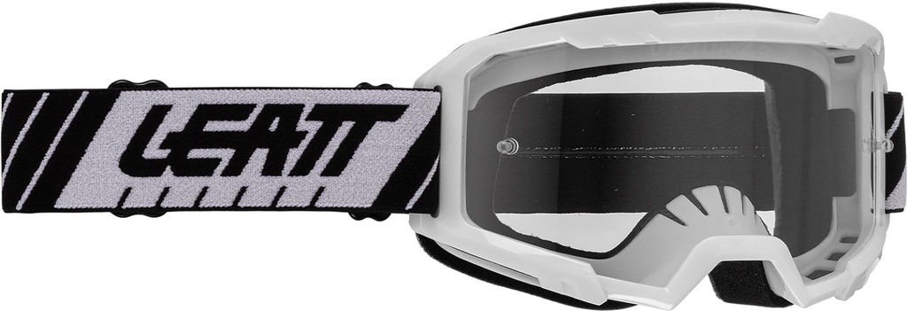 [LT-8025250470] GOGGLE LEATT VIZION 2.5 WHITE CLEAR 90 VLT