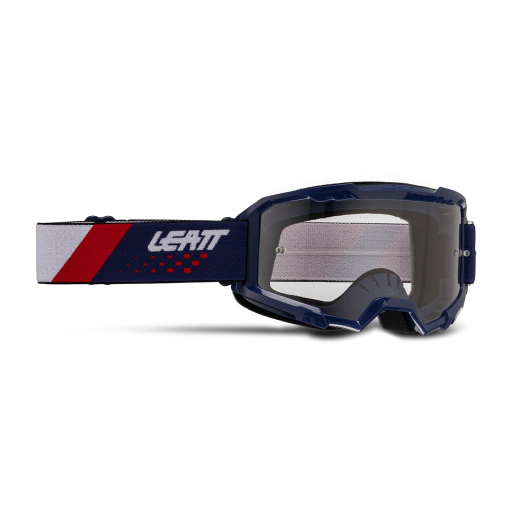 [LT-8025250450] GOGGLE LEATT VIZION 2.5 ROYAL BLUE/RED  CLEAR 90 VLT