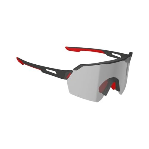 [LT-8026013420] LENTES LEATT RIDEVIZ LITE SATIN GREY IRIZ SILVER 17 VLT