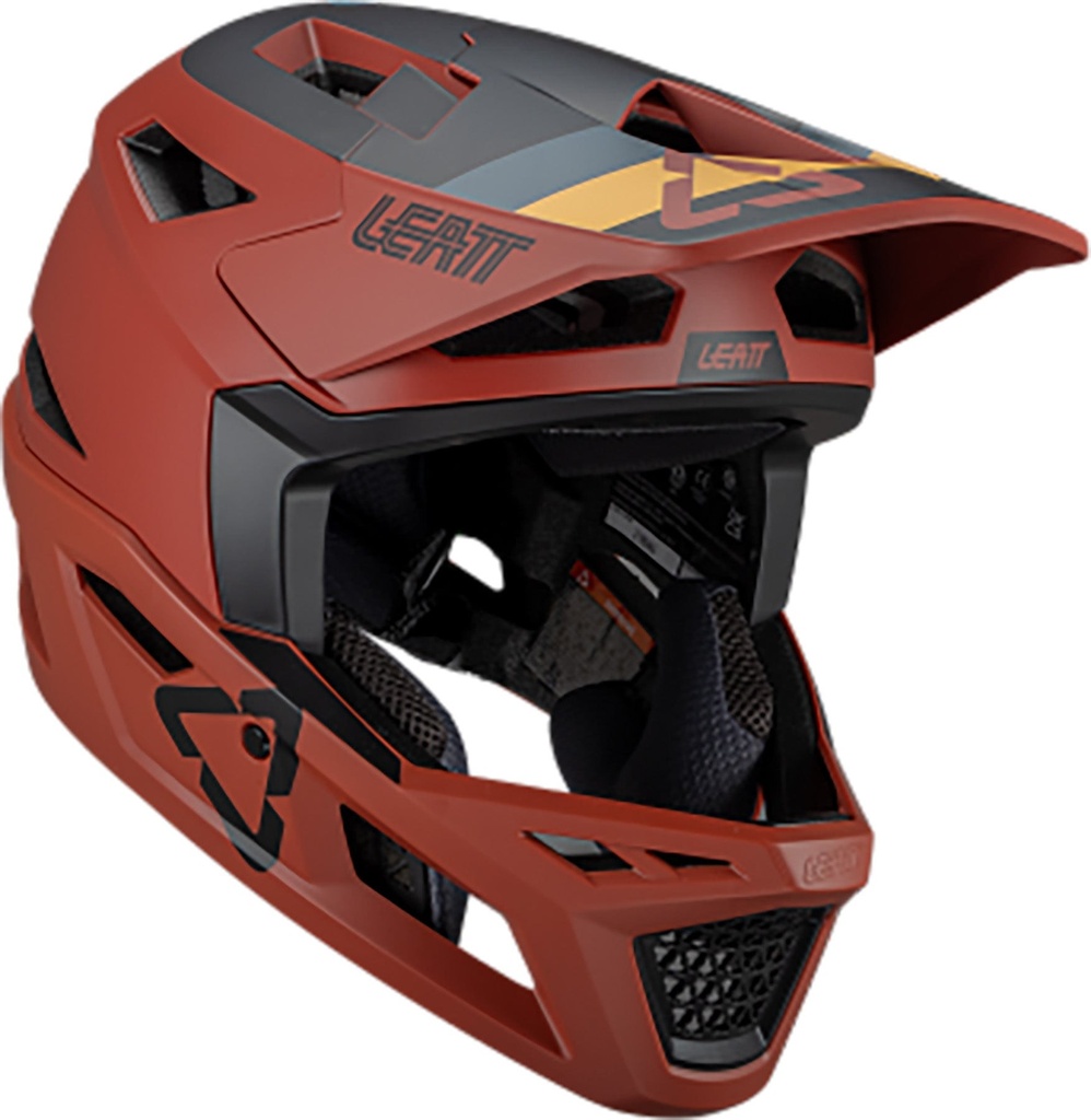 [LT-1025105221] CASCO LEATT MTB GRAVITY 4.0 LAVA RED