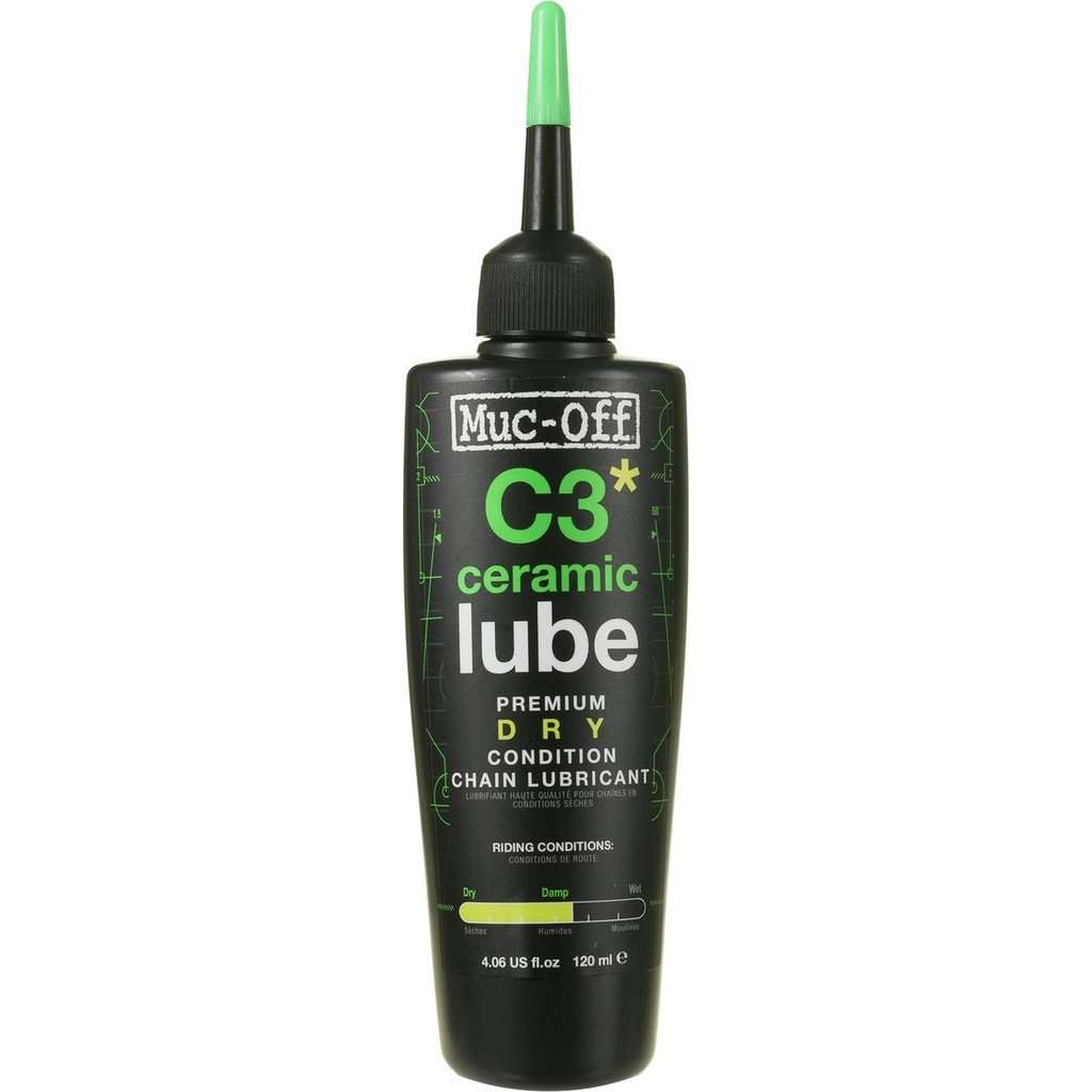 LUBRICANTE MUC-OFF C3 CERAMIC LUBE 120ML PREMIUM DRY 