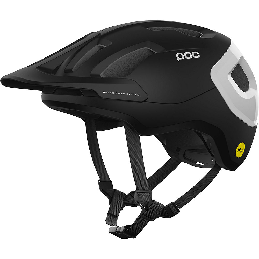 [PC107438347XSM1] CASCO POC AXION RACE MIPS URANIUM/NEGRO MATT (M)