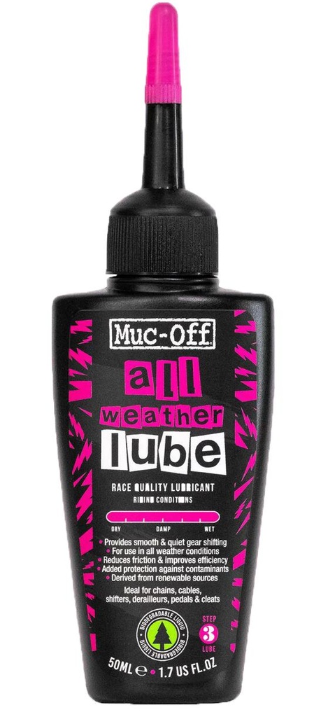 LUBRICANTE MUC-OFF ALL WATHER LUBE 50ML